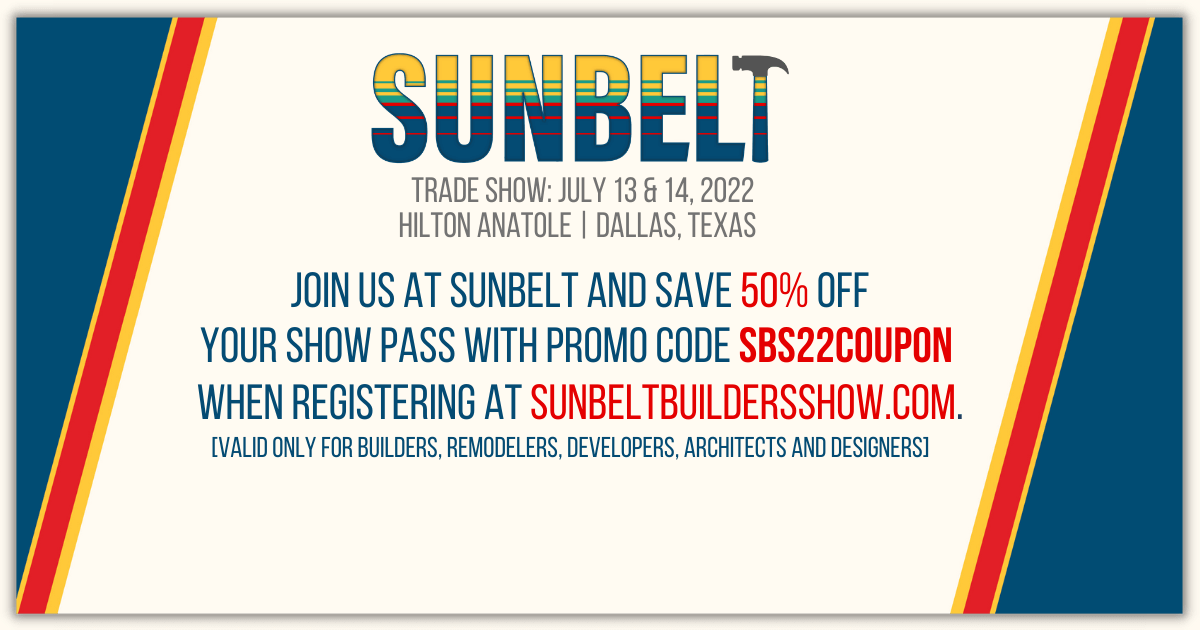 Sunbelt, builder show, Sunbelt builder show